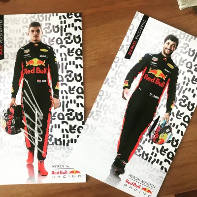 F1kruku - A u mnie w ten weekend list of RBR z autografem Verstappena ( ͡° ͜ʖ ͡°) #f1