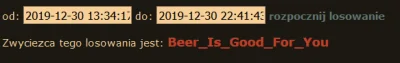 wykopiestaz - Wylosowało @BeerIsGoodFor_You jeśli czegoś nie wykorzystasz, fajnie jak...