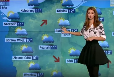dualski - zawsze jak oglądam prognozę pogody i prezenterka patrzy w tą mapę, pokazuje...