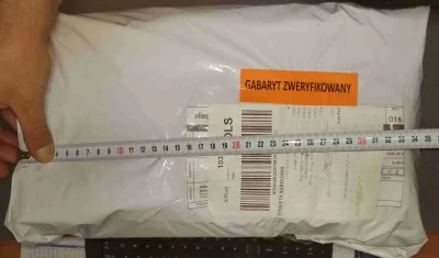 fatboyxxl - Paczka ma wymiar 38x20x8cm, dzisiejsza informacja z infolinii Inpostu mam...