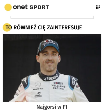 popik3 - #kubica #f1 #onet