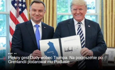 xandra - To nie tylko piękny gest, cwany ten nasz prezydent ( ͡° ͜ʖ ͡°) 

#bialysto...