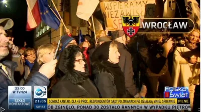 rickroll - tvn podając relację z jakichś protestów we wrocławiu wsadziło herb miasta ...