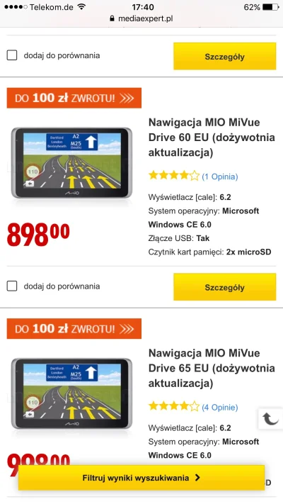 HariPota - mirasy, jakaś tania, w miare dobra nawigacja z mapami EU do 350 zł? Najlep...