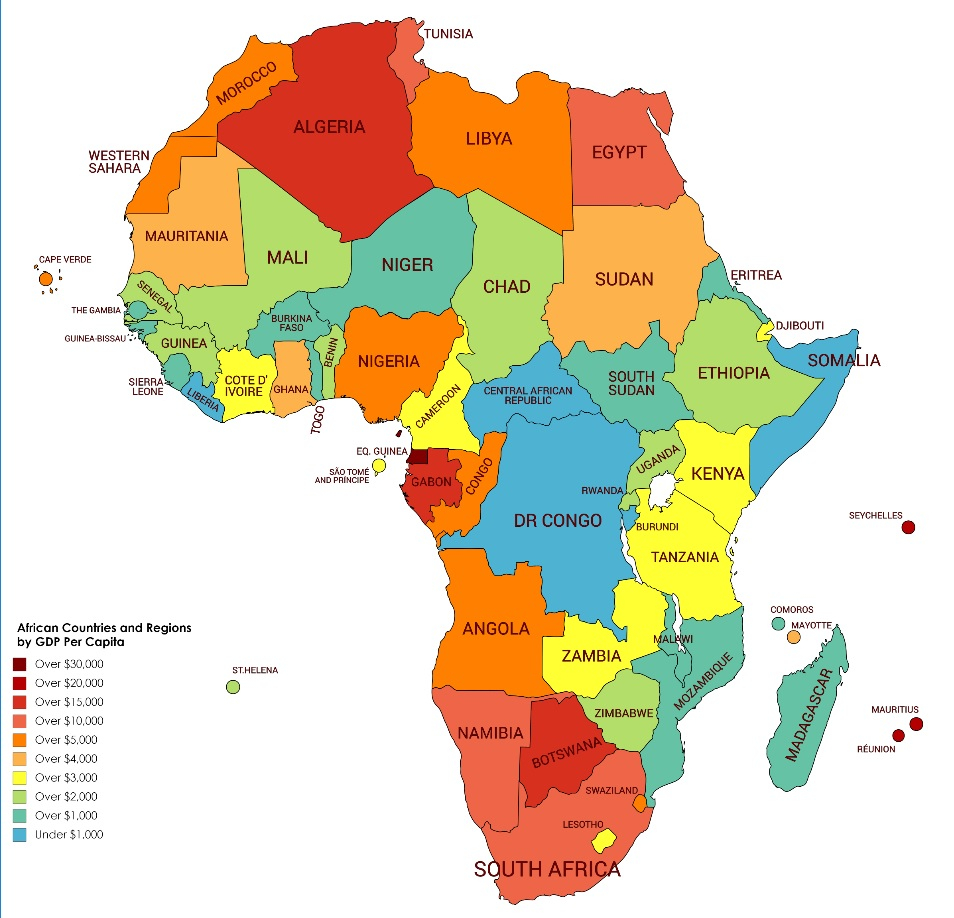 Карта африки 2023. Карта уровня жизни стран Африки. Зарплаты в африканских странах. Страны средней Африки. Самое богатое государство в Африке.