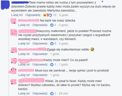 BulczanPotasu - Dyskusja pod zdjęciem Martyny Wojciechowskiej z dzieckiem na jej fb x...