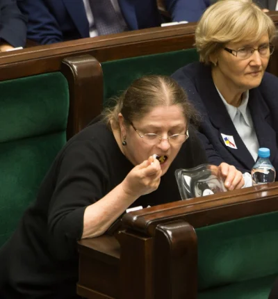 bluebluesky - Mirki podrzućcie proszę tą fotoszopke Krystyny Pawłowicz z ryjem świni
...