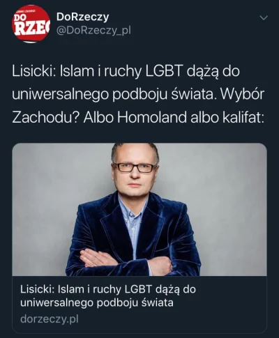 adam2a - Lisicki powtarza ideologiczne brednie z manifestu zamachowca z Nowej Zelandi...