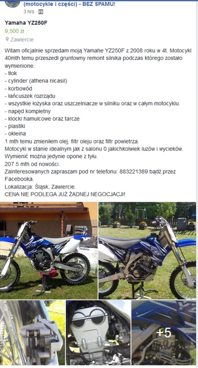 klamkaodokna - co mirki spod tagu #motocross sądzą o tej maszynie? z zewnątrz wygląda...