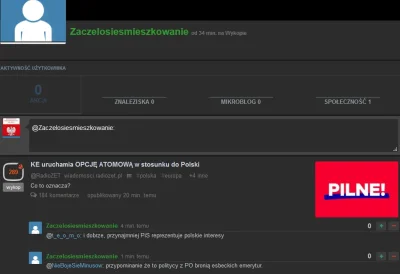 NieBojeSieMinusow - Oho, Szefernaker zarządził damage control xD najazd trolli plując...