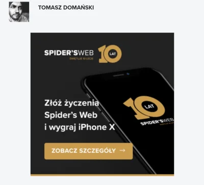 gzegzolka - Nawet za Xiaomi nie złożyłbym życzeń ( ͡° ͜ʖ ͡°)
#spidersweb #pajonk #ur...