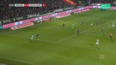nieodkryty_talent - Werder Brema [1]:0 Fortuna Dusseldorf - Kevin Mohwald
#mecz #gol...