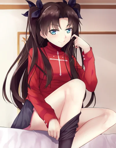 l.....f - #randomanimeshit #fate #fatestaynight #rintohsaka #tohsakarin #pixiv #