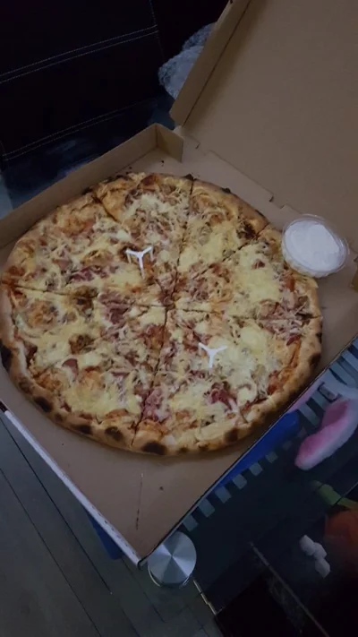 MrSplither - Właśnie dotarła do mnie pizza z rozdajo od @KazdyLoginZajety. Polecam te...