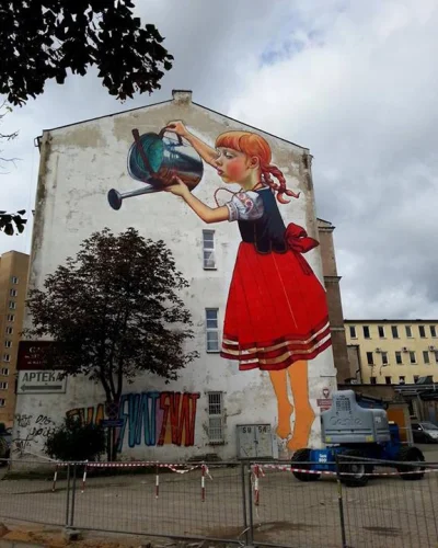 zreflektowany - #streetart #graffiti #mural