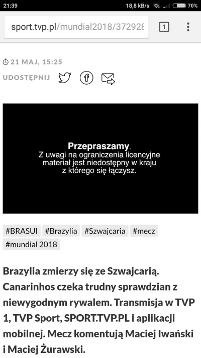 entombed - Dlaczego? Mieszkam w Polsce, chciałem stream na telefonie
#mecz