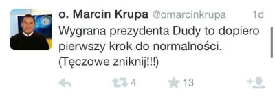 G.....M - Ojczulek redemptorysta z Radia Maryja pluje jad... miłością.

#neuropa #lgb...