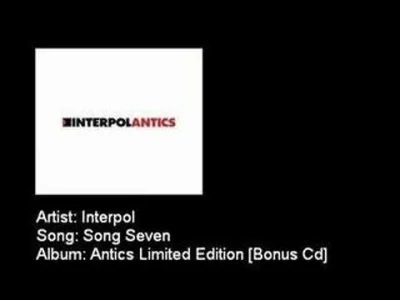 n.....l - #muzyka #interpol #postpunkrevival #postpunk #2000s #00s #2001

Interpol ...