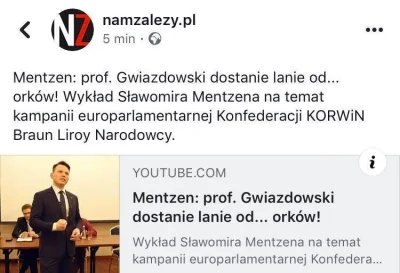 Tumurochir - @giku: > Co Mentzen robi w konfederacji?

Aktualnie cieszy jak małe dz...