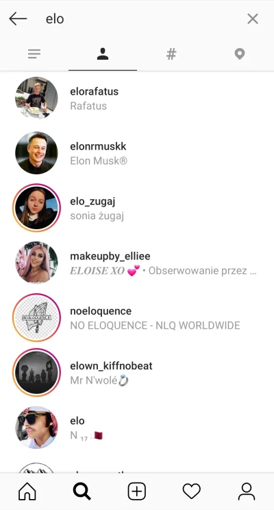 Mardos - Wpisując - Elo na Instagramie Elon Musk jest na drugim miejscu. A na pierwsz...