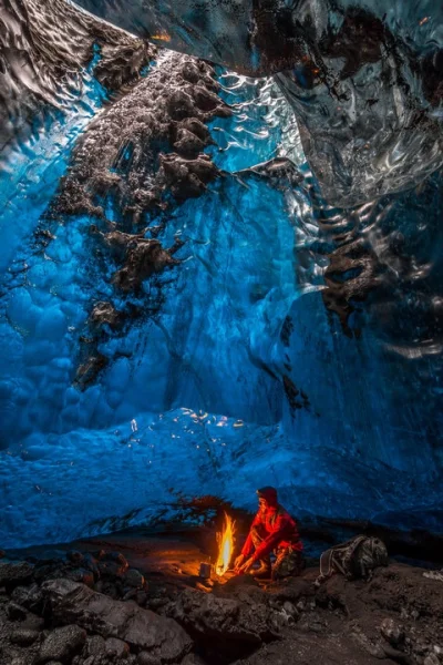 kurkuma - #islandia #jaskinieboners #lodowce #natura
Jaskinia lodowa Vatnajökull (Va...