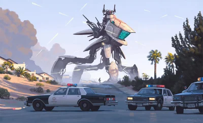 L.....t - #scifiart #simonstalenhag #digitalpainting