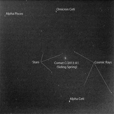 Al_Ganonim - Zdjęcie komety #sidingspring wykonane z #mars przez łazik #opportunity!
...