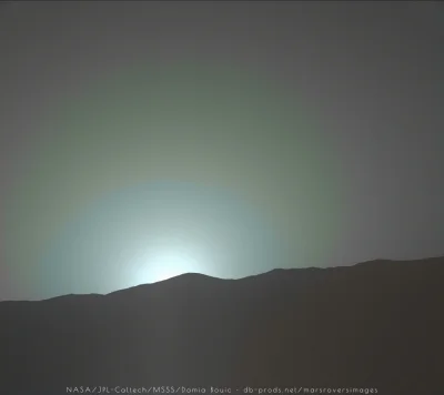 Elthiryel - Kolejne zdjęcie zachodu słońca na Marsie, zostało zrobione przez łazik Cu...