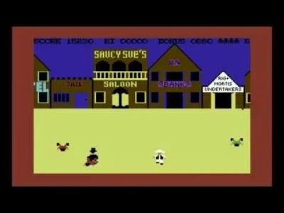 blekitny_orzel - Najlepsze ekskluziwy ery 8-bit. Na początek gra "High Noon" na Commo...