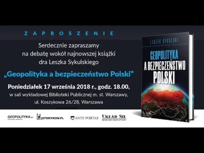 nobrainer - Premiera ksiazki Geopolityka a bezpieczeństwo Polski


w 2015r wypuszc...