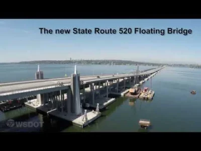 starnak - SR 520 floating bridge drone footage