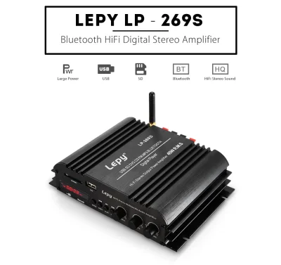 konto_zielonki - Lepy LP - 269S Bluetooth Amplifier 2-channel HiFi Stereo Audio Suppo...