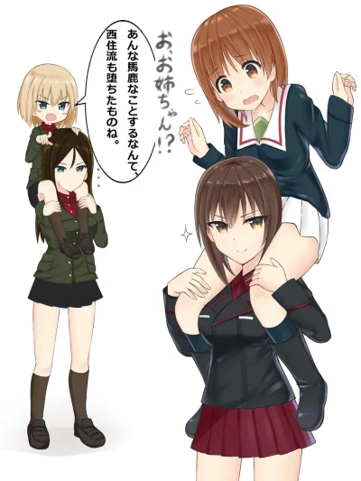 kedzior1916 - #randomanimeshit #girlsundpanzer #katyusha #nonna #mihonishizumi #mahon...