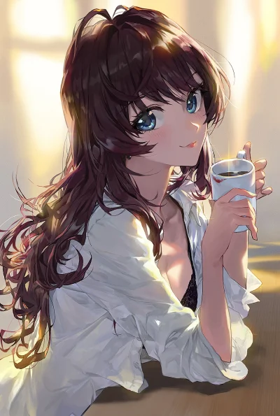 Azur88 - #randomanimeshit #idolmaster #ichinoseshiki #coffe 
Czas na herbatkę