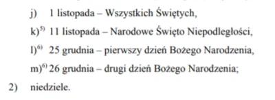 N.....y - @Zaimatsu: Jeżeli obchodzimy świeta ustanowione prawnie, to należy się trzy...