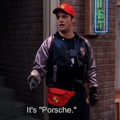tomasz-szalanski - Joey i Porsche zawsze będzie przywoływało mi ten obraz ( ͡º ͜ʖ͡º)