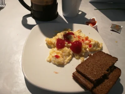 matszelm - Jak jajówa to tylko z kepuczem #sniadanie