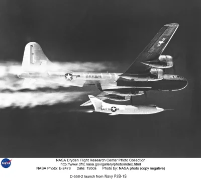 angelo_sodano - Start D-558-2 podwieszonego pod pokładem bombowca B-29, 1950
#vatica...