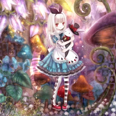 Kartinos - #randomanimeshit #aliceinwonderland #alice #redeyesalert