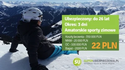 SuperUbezpieczenia_Pl - Sezon narciarski w pełni. Sprawdziliśmy ile kosztuje ubezpiec...