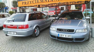 SamiS - Piękne RS4 i jakies tuningowane 80 ;) #audi #motoryzacja #samochody #carboner...