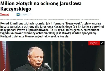 tomyclik - Widzę, że trzeba przypominać. 

Kaczyński więcej wydaje miesięcznie z nasz...