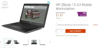 f.....s - #cebuladeals #hp #laptopy
HP ZBook 15 G3 Mobile Workstation za 2 funty :)
...