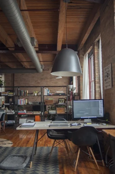 dlaveen - #miejscepracy #minimal #loft #officespace