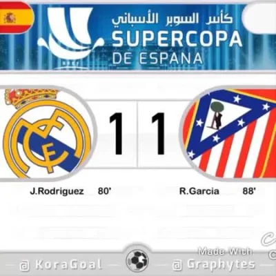 Sewen7777 - Real Madryt 1:1 Atletico Madryt

1. mecz Superpucharu Hiszpanii - Estadio...