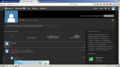 devPie - 997, ten numer to kłopoty.
10% moich akcji na wypoku to komentarze w znalez...