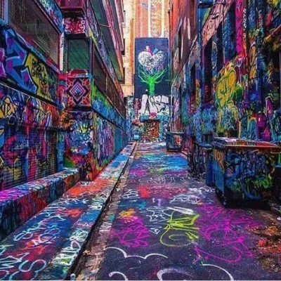 kkrysztalowa - Off Hosier Lane in Melbourne, Australia ( ͡º ͜ʖ͡º)
#miejsca #art #sztu...