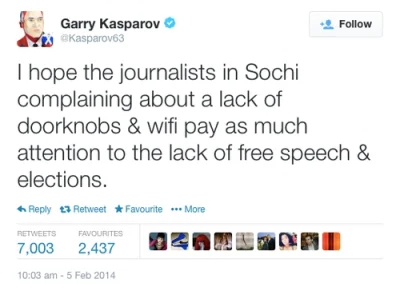 hakeryk2 - Głos rozsądku #soczi #kasparov 



via Get More Social