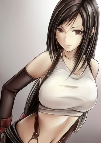 kedzior1916 - #randomanimeshit #finalfantasy #finalfantasyvii #tifalockhart