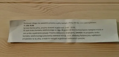 mikiokay - Dostałem do skrzynki taki świstek od jakiejś firmy VEX. Czy to nie jest ju...